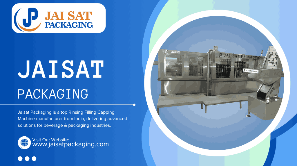 Rinsing Filling Capping Machine Manufacturer from India